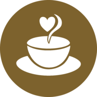 Tul peremmäl -kuvalogo - Ruskea